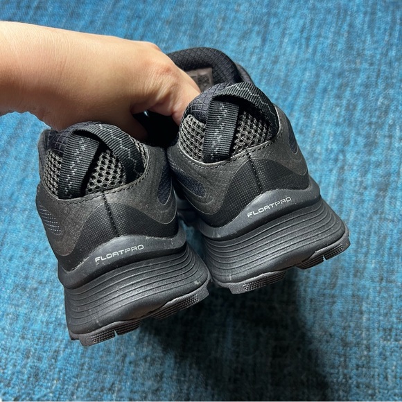 Merrell Moab Speed Trail Running Shoes in Black Asphalt Vibram Soles - Picture 7 of 9